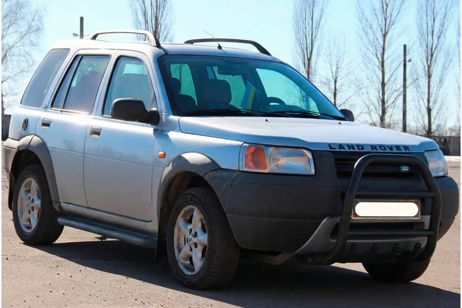 Land Rover Freelander I 1997–2006 Frontbåge (bullbar) QT007 Black (rostfritt stål) Image