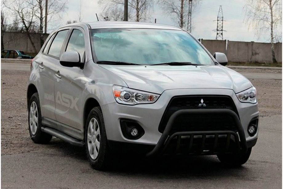 Mitsubishi ASX 2010–2023 Frontbåge WT002 Black (rostfritt stål) Image