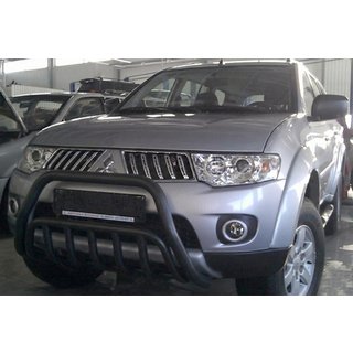 Frontbåge WT002 Black (rostfritt stål) Mitsubishi Pajero Sport 2008–2015 foto 3