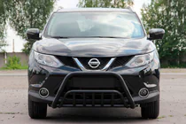 Nissan Qashqai 2014–2021 Kängurubåge WT002 Black (rostfritt stål) foto 1