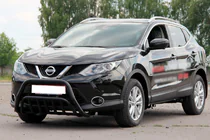 Nissan Qashqai 2014–2021 Kängurubåge WT002 Black (rostfritt stål) foto 2