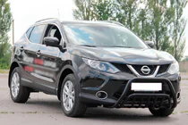 Nissan Qashqai 2014–2021 Kängurubåge WT002 Black (rostfritt stål) foto 3