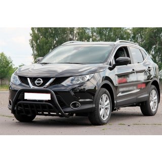 Kängurubåge WT002 Black (rostfritt stål) Nissan Qashqai 2014–2021 foto 2