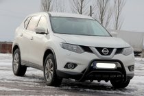 Nissan X-trail T32/Rogue 2014–2021 Kängurubåge WT002 Black (rostfritt stål) foto 2