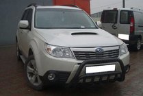 Subaru Forester 2008–2013 Frontbåge WT002 Black (rostfritt stål) foto 3