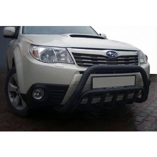 Frontbåge WT002 Black (rostfritt stål) Subaru Forester 2008–2013 foto 1