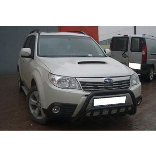 Frontbåge WT002 Black (rostfritt stål) Subaru Forester 2008–2013 foto 3