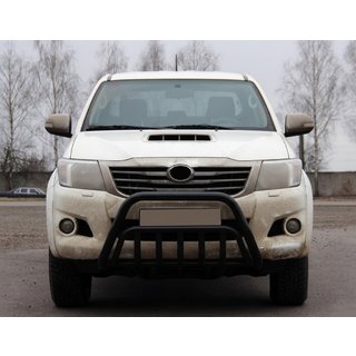 Frontbåge WT002 Black (rostfritt stål) Toyota Hilux 2006–2015 foto 1
