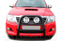 Toyota Hilux 2006–2015 Frontbåge (bullbar) QT007 Black (rostfritt stål) foto 3