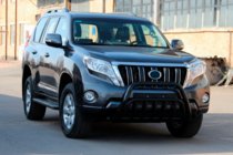 Toyota Land Cruiser Prado 150 2009–2023 Kängurubåge WT002 Black (rostfritt stål) foto 6