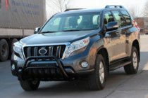 Toyota Land Cruiser Prado 150 2009–2023 Kängurubåge WT002 Black (rostfritt stål) foto 3