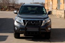 Toyota Land Cruiser Prado 150 2009–2023 Kängurubåge QT007 Black (rostfritt stål) foto 3