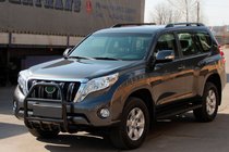 Toyota Land Cruiser Prado 150 2009–2023 Kängurubåge QT007 Black (rostfritt stål) foto 2