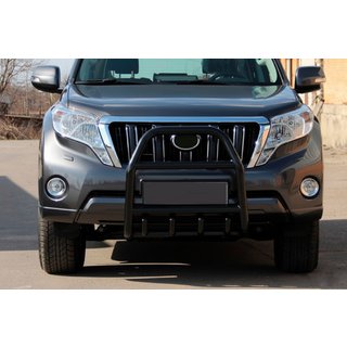 Kängurubåge QT007 Black (rostfritt stål) Toyota Land Cruiser Prado 150 2009–2023 foto 1