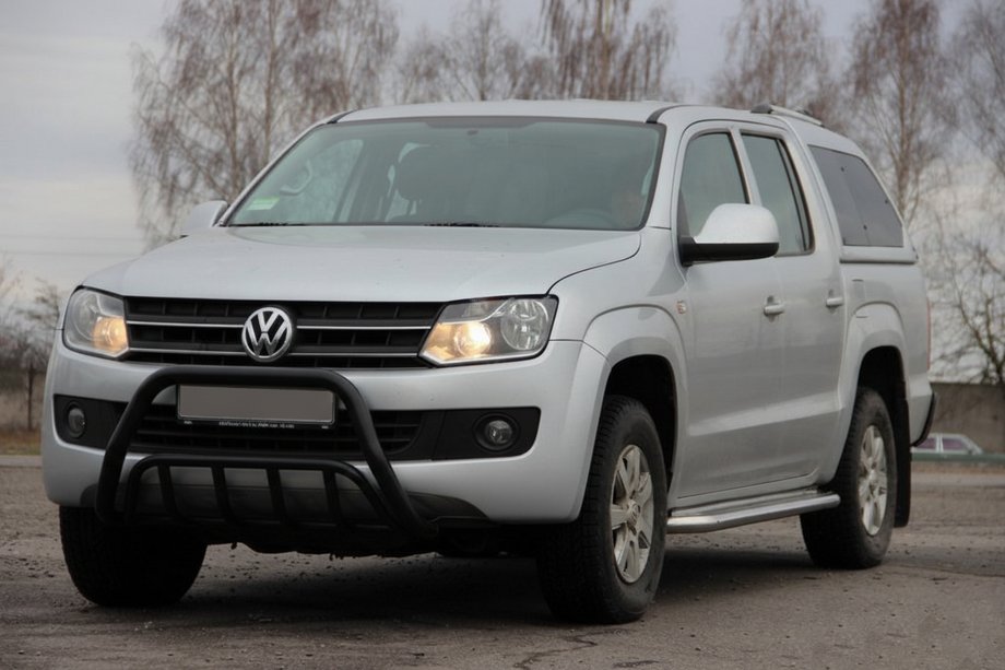 Volkswagen Amarok 2010–2022 Kängurubåge WT002 Black (rostfritt stål) Foto 1