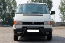 Volkswagen T4 Transporter 1990–2003 Frontbåge WT002 60 mm Black (rostfritt stål) foto 3