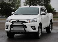 Toyota Hilux 2015– Frontbåge QT008 Black (rostfritt stål) foto 3