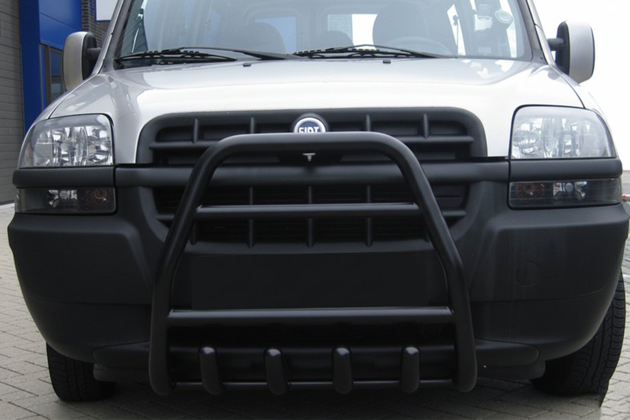 Fiat Doblo I 2001–2005 Frontbåge QT007 Black (rostfritt stål) Image