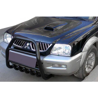 Frontbåge (bullbar) QT007 Black (rostfritt stål)