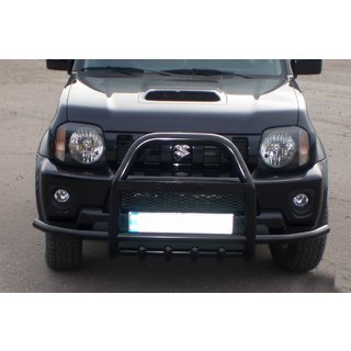 Kängurubåge QT007-Exclusive Black (med text, rostfritt stål) Suzuki Jimny 1998–2018 foto 3