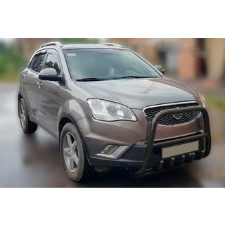 Frontbåge F1-40 Black (rostfritt stål) SsangYong Korando 2010–2019 foto 1