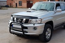 Nissan Patrol Y61 1997–2011 Kängurubåge QT007 Black (rostfritt stål) foto 2