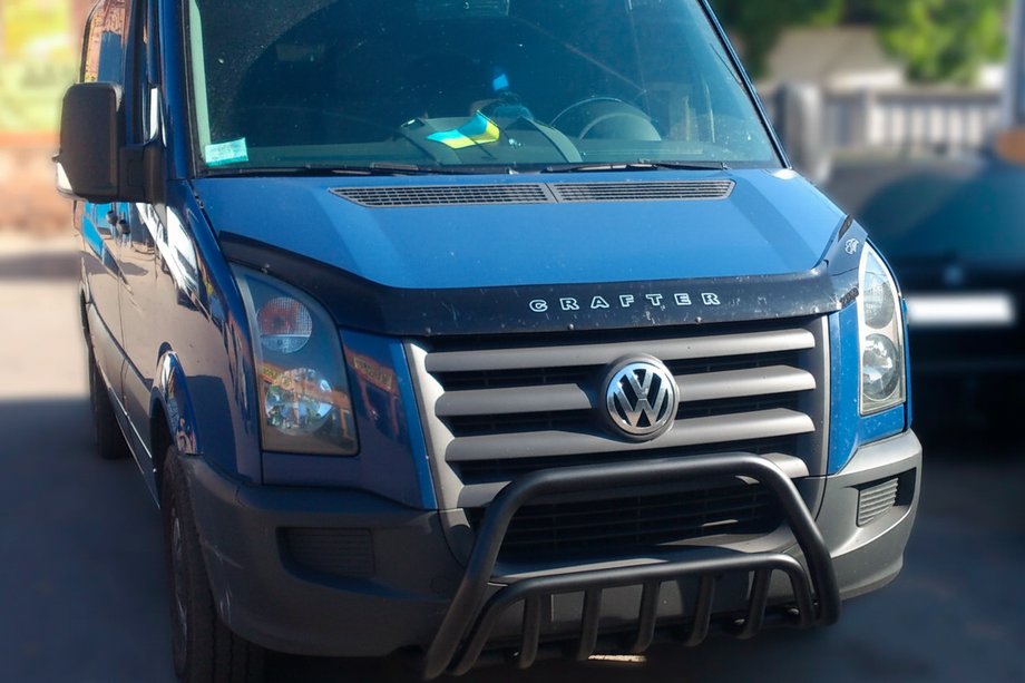 Volkswagen Crafter 2006–2016 Frontbåge WT002 Black (rostfritt stål) Foto 1