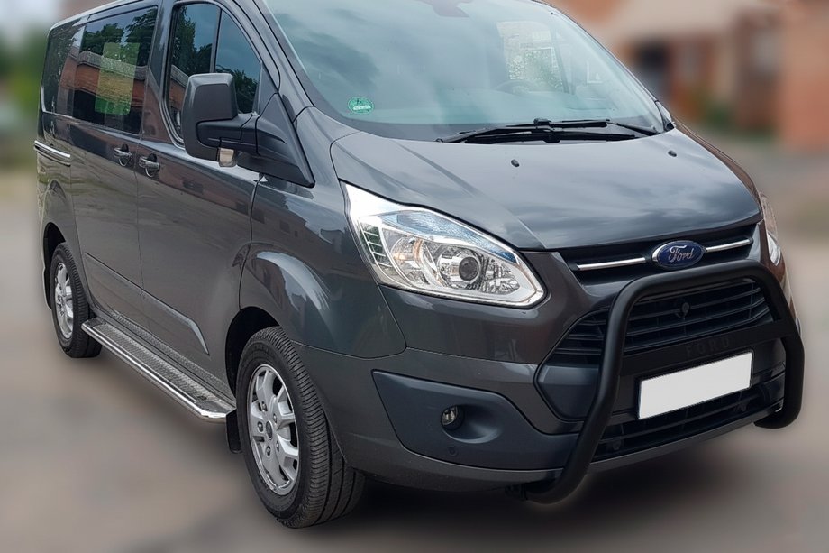 Ford Custom 2013–2022 Kofångarbåge WT006 F1-55 Black (rostfritt stål) Image
