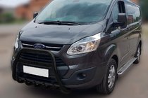 Ford Custom 2013–2022 Frontbåge WT006 F1-56 Black (rostfritt stål) foto 1