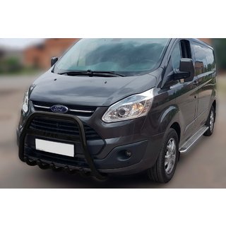 Frontbåge WT006 F1-56 Black (rostfritt stål) Ford Custom 2013–2022