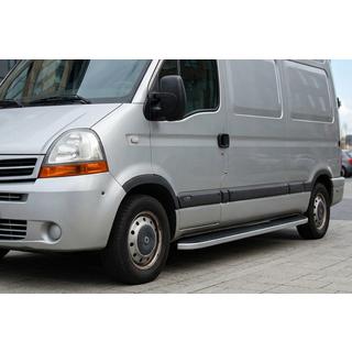 Sidosteg Tayga (2 st, aluminium) Opel Movano 2004–2010 foto 1