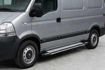 Opel Movano 2004–2010 Sidosteg Rainbow (2 st, aluminium) foto 1