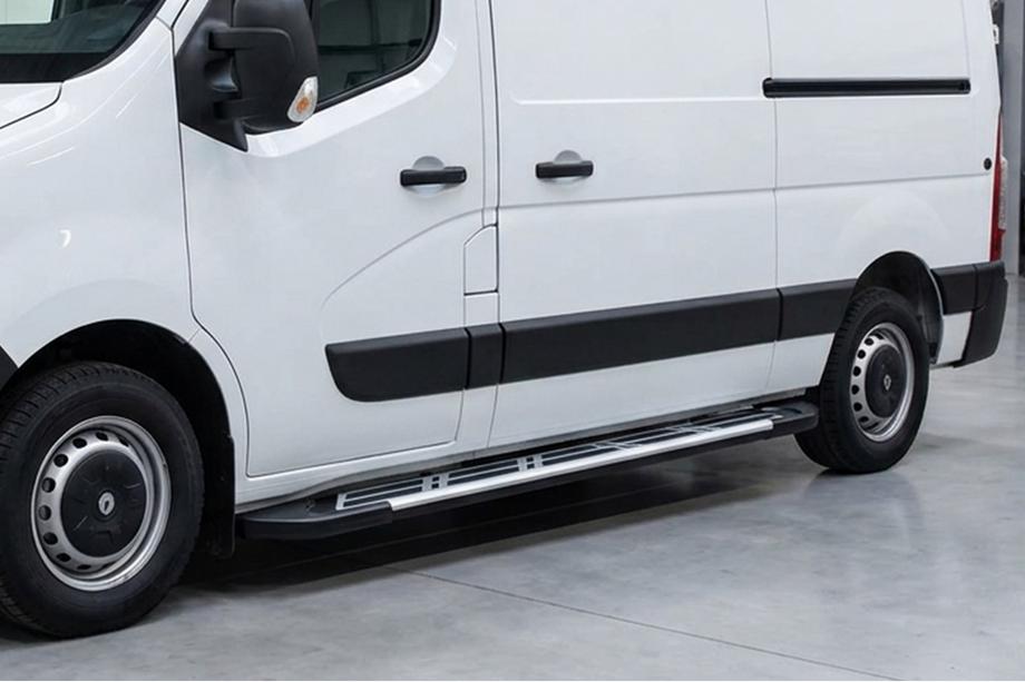 Opel Movano 2010–2021 Sidosteg Sunrise (2 st, aluminium) Image