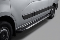 Opel Movano 2010–2021 Sidosteg RedLine V1 (2 st, aluminium) foto 1