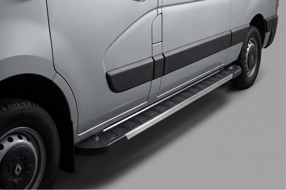 Opel Movano 2010–2021 Sidosteg RedLine V1 (2 st, aluminium) Image