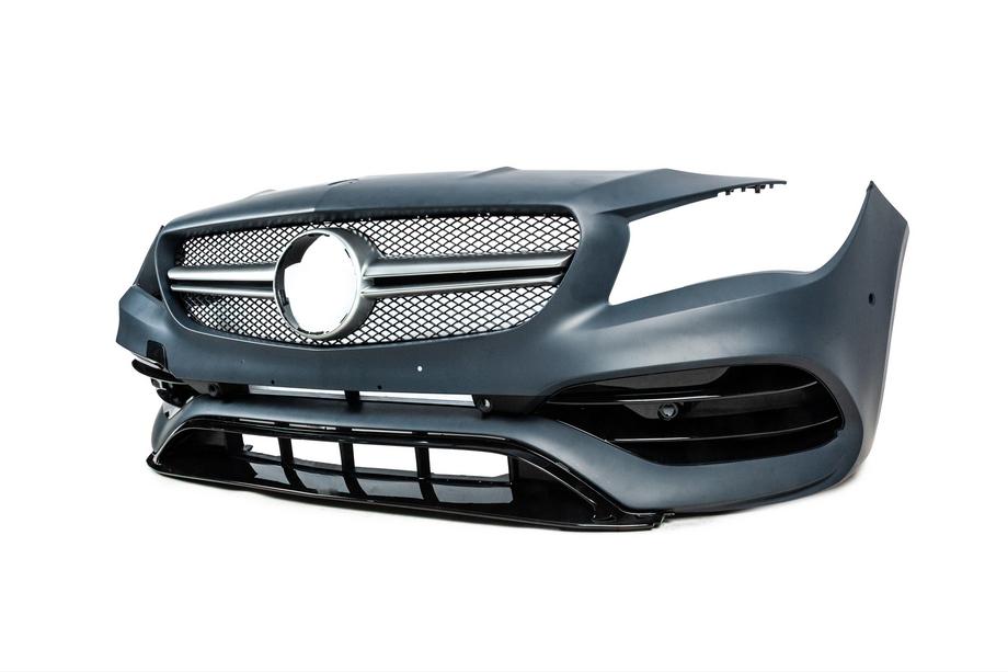 Mercedes CLA C117 2013–2019 Främre stötfångare komplett (CLA45 AMG-stil) Foto 2