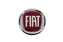 Fiat Emblem (röd, med fäste) 120 mm foto 1