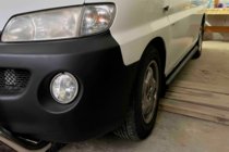 Hyundai H200, H1, Starex 1998–2007 Sidorör BB002 Black (2 st, rostfritt stål) foto 3