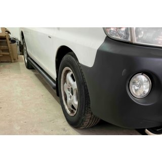 Sidorör BB002 Black (2 st, rostfritt stål) Hyundai H200, H1, Starex 1998–2007 foto 1