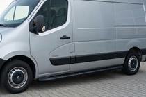 Opel Movano 2010–2021 Sidosteg Bosphorus Black (2 st, aluminium) foto 1