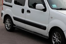 Renault Kangoo 1998–2008 Sidorör Black (2 st, rostfritt stål) foto 2