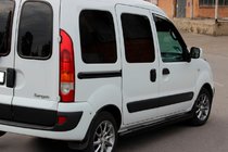 Renault Kangoo 1998–2008 Sidorör Black (2 st, rostfritt stål) foto 3