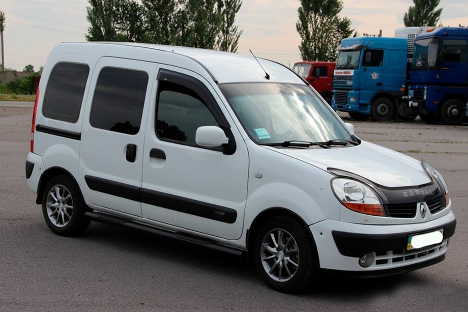 Renault Kangoo 1998–2008 Sidorör Black (2 st, rostfritt stål) Image