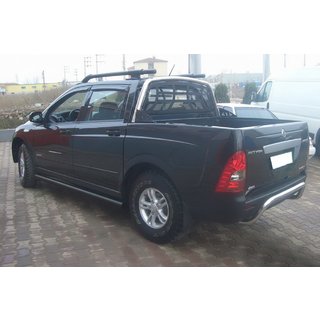 Sidorör Black (2 st., rostfritt) SsangYong Action 2005–2018 foto 2