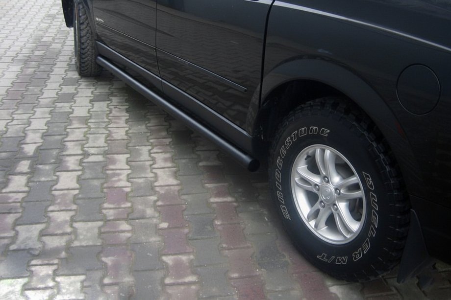 SsangYong Action 2005–2018 Sidorör Black (2 st., rostfritt) Image