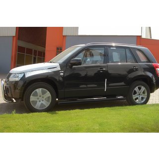 Sidorör Black (2 st., rostfritt) Suzuki Grand Vitara 2005–2017 foto 1