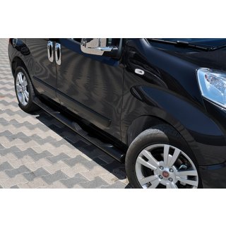 Sidorör Ø70 Black (2 st, rostfritt) Fiat Fiorino/Qubo 2008–2024 foto 3