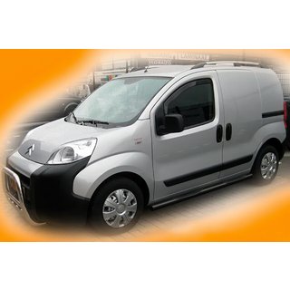 Sidorör Ø70 Black (2 st, rostfritt) Fiat Fiorino/Qubo 2008–2024 foto 2
