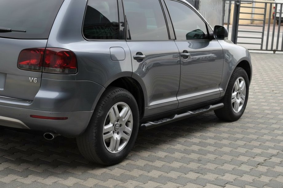 Volkswagen Touareg 2002–2010 Sidorör Black (2 st., rostfritt) Foto 1