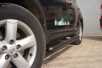 Nissan Qashqai 2007–2010 Sidorör Black (2 st, rostfritt stål) foto 6